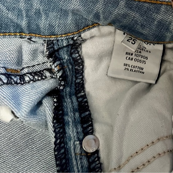 Vintage Hudson light wash jeans size 25 - Picture 5 of 9